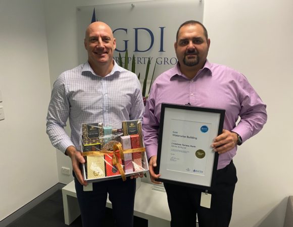 Cygnet West wins gold water saving award for Perth office building