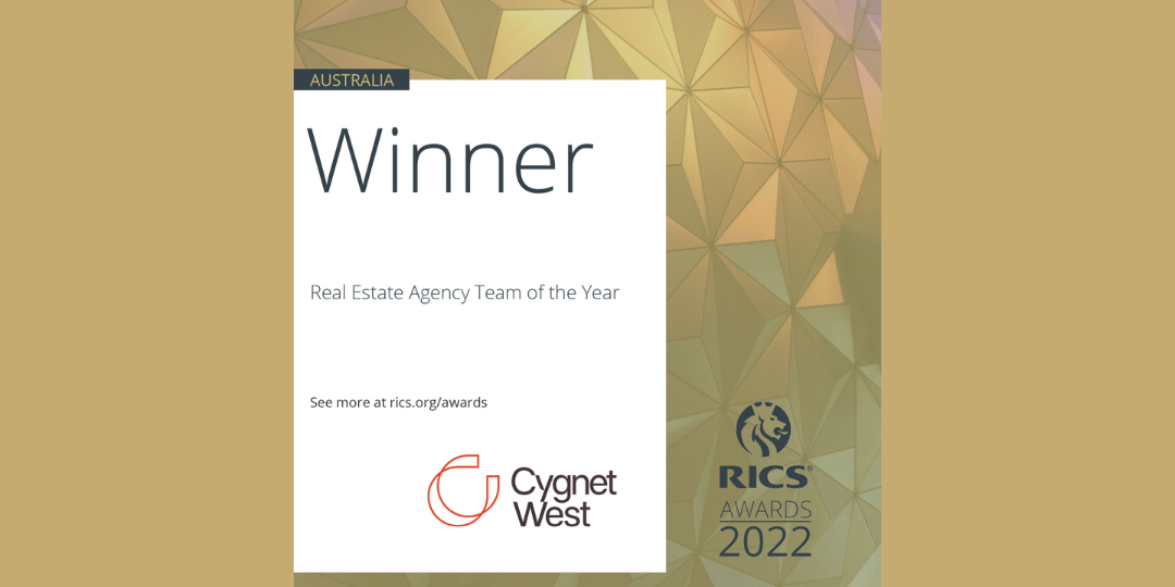 RICS Awards 2022 Real Estate Agency Team of the Year Winner