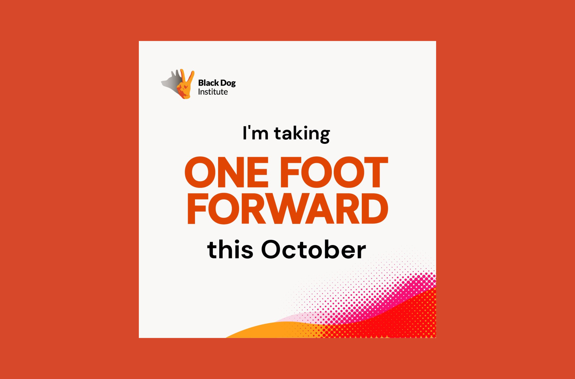 Cygnet West - Supporting the Black Dog Institute One Foot Forward Walk ...